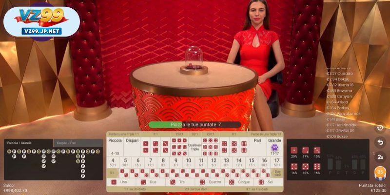 Cách chơi xí ngầu tại nhà cái VZ99